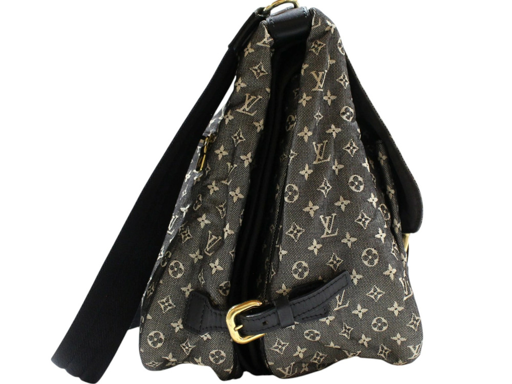 Louis Vuitton Monogram Sac Noir Shoulder Black Bag Maman Messenger Black